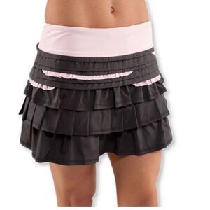 lululemon athletica Black and Pink Skort